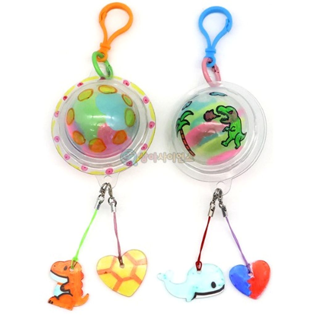 (SA) 휴대용 비누 친구들 캡슐 키링 (5인)