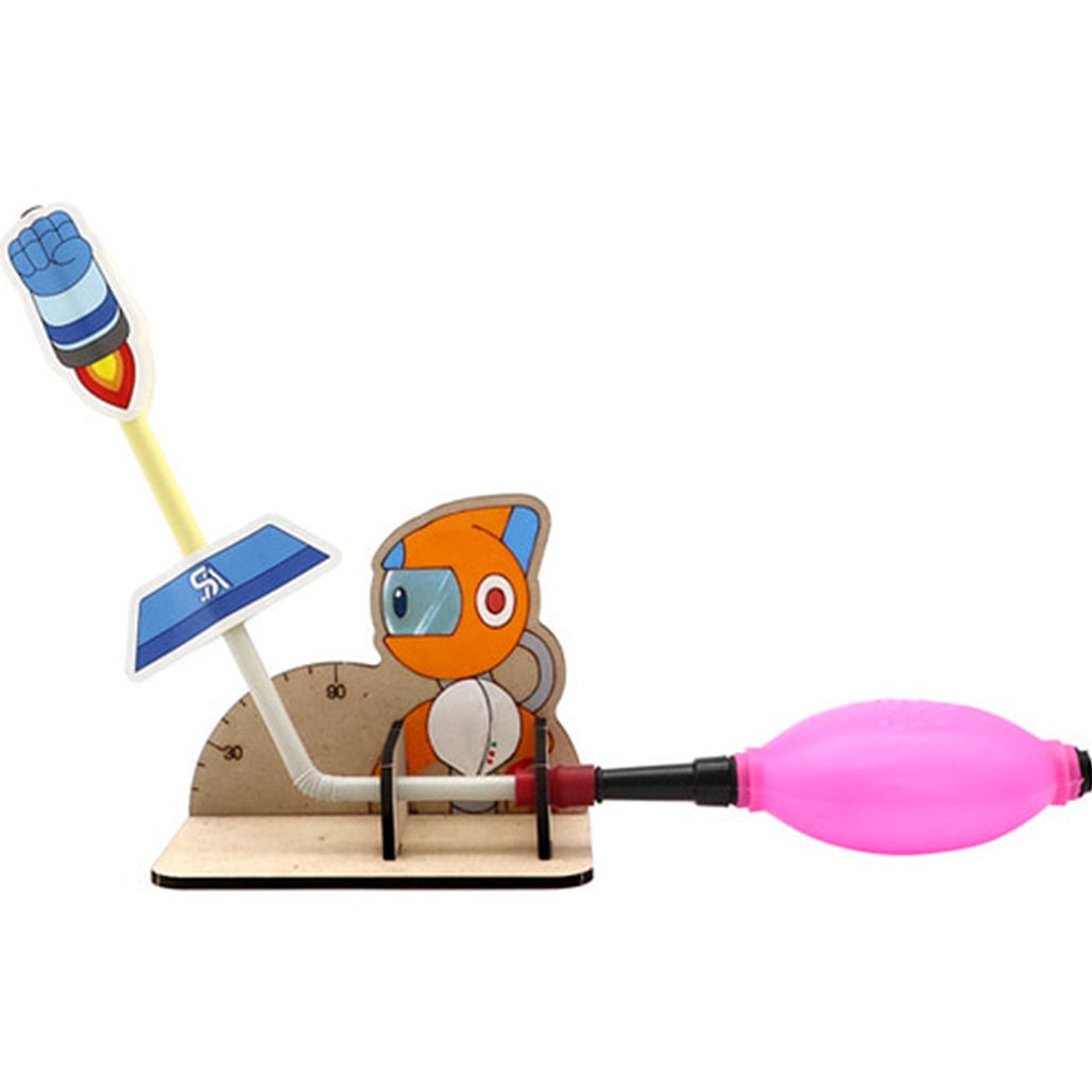 (SA) DIY 로봇 펀치 에어로켓 (각도기 스탠드형)(1인용)