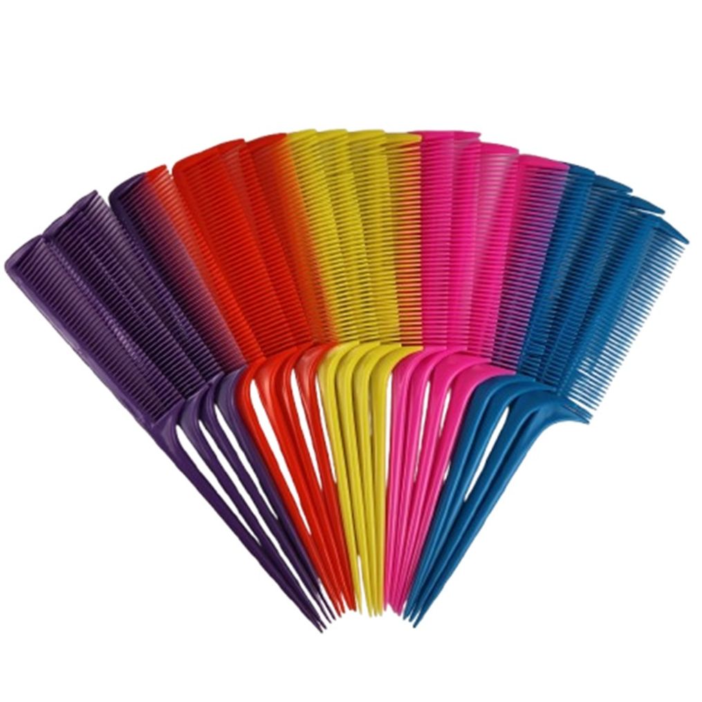 미용 헤어 꼬리빗 가르마빗 미용빗 커트빗 20p