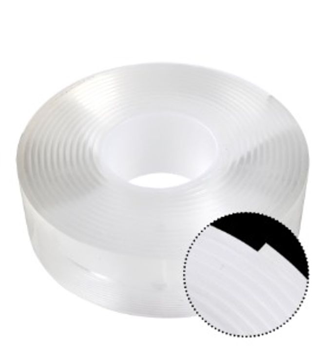 방수 다용도 접착 양면 2mm 두께 투명 테이프 3m 길이