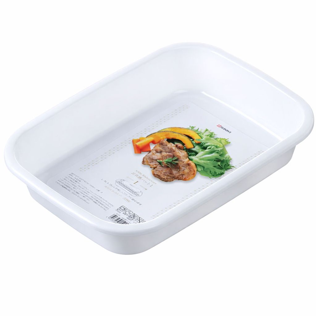 나카야 조리용 트레이 주방 전자레인지 사용가능 조리트레이 L