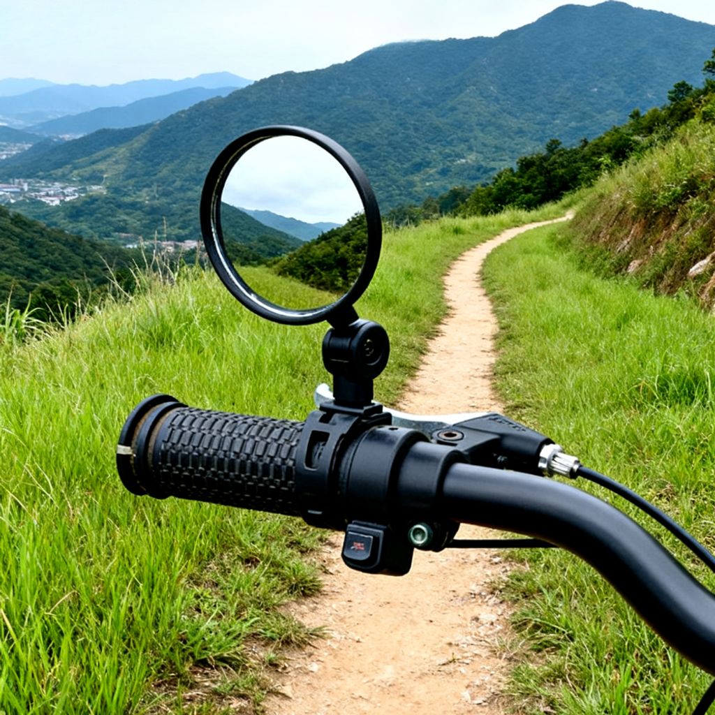 경량 각도 조절 자전거 백미러 안전 라이딩 시야 확보