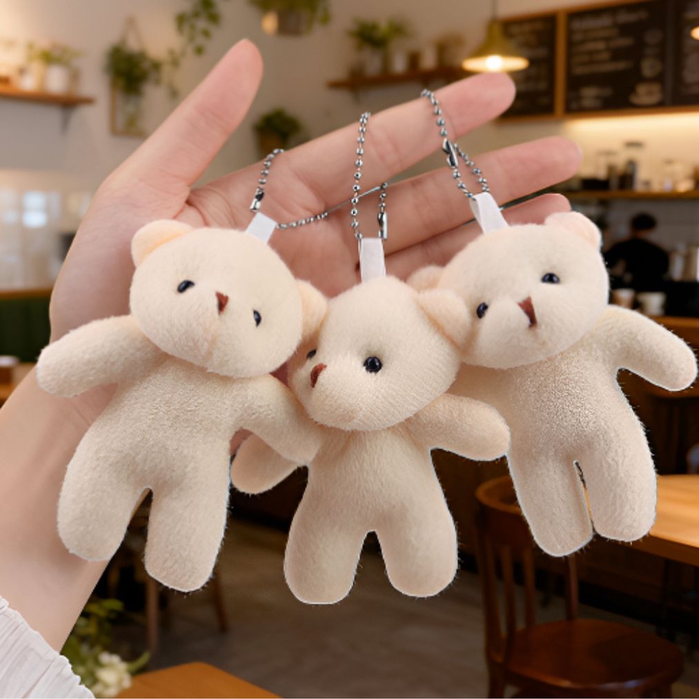 러블리한 디자인 곰돌이 인형 키링 가방 고리 인형