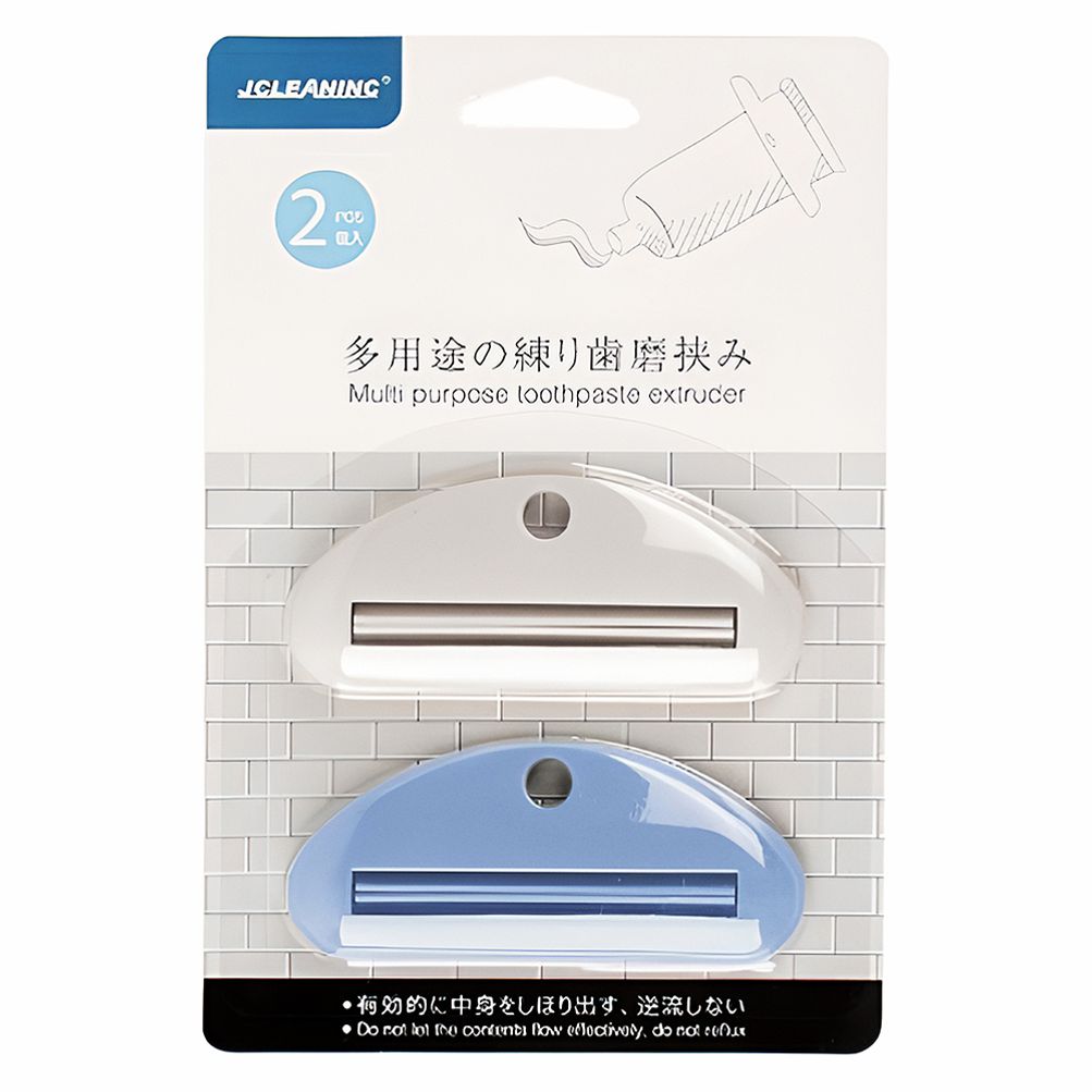 알뜰 치약 짜개 다용도 튜브집게 블루+화이트 2P
