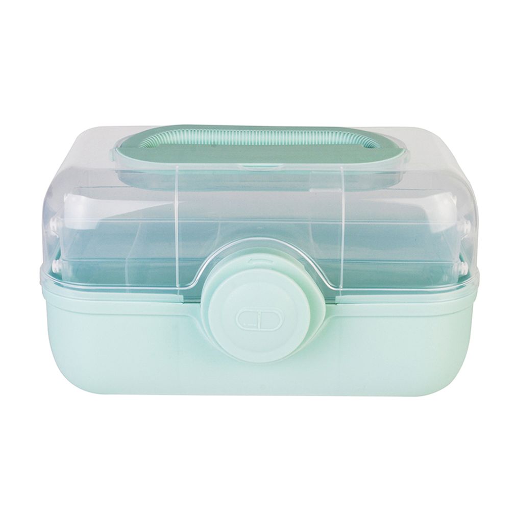 가정용구급함 비상용약통 응급상자 약보관함 연녹색