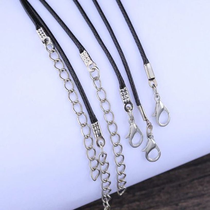 목걸이 레이스 체인 가죽 샤무드 패션목걸이줄 DIY