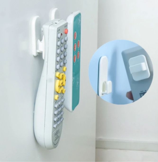 리모콘 후크걸이 접착식 거치 홀더 꽂이