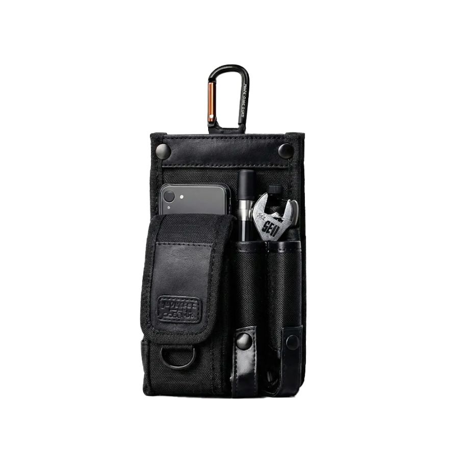 공구집 툴벨트 185x120x75mm 카라비너 F-76 공구파우치