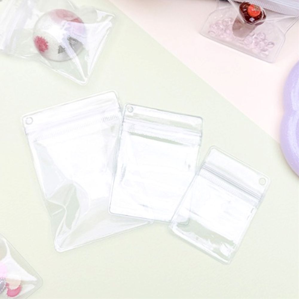 (TD) 투명 미니 파우치 지퍼백 (대)