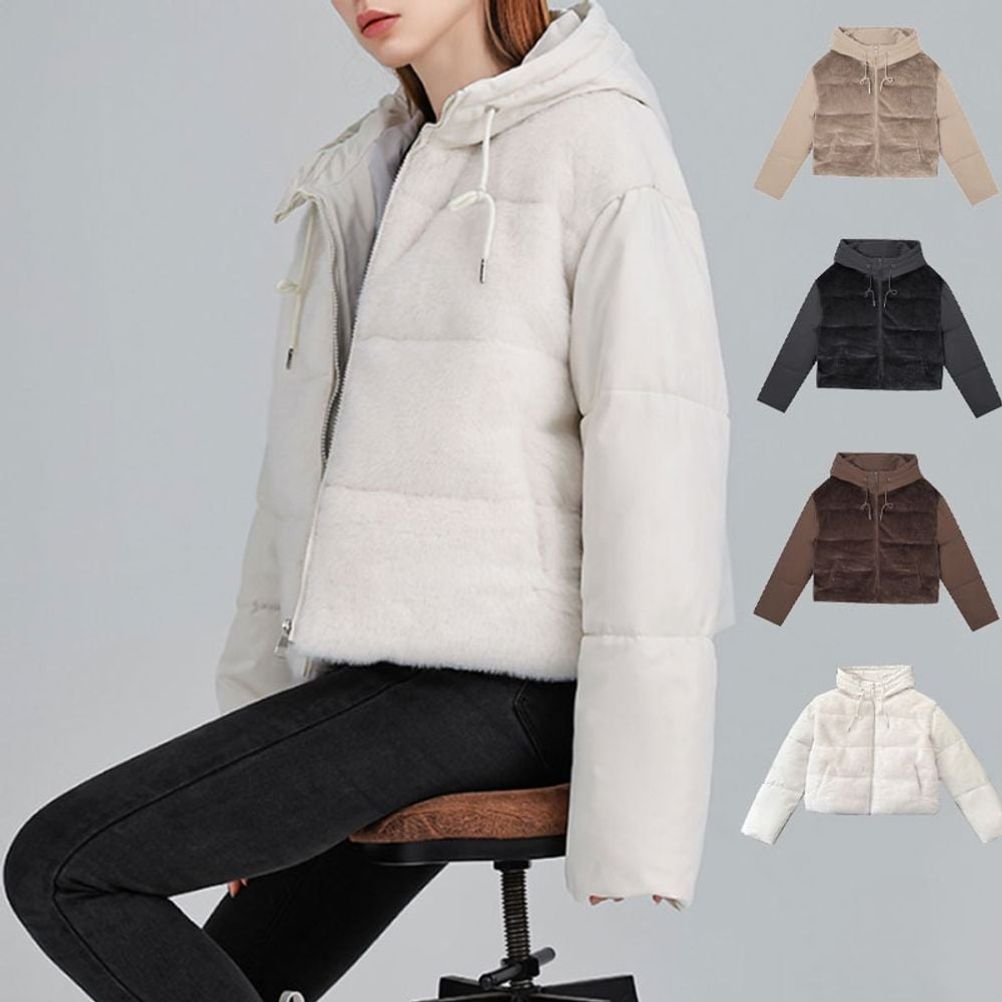 투웨이 후드집업 미니멀 베스트 ATZ