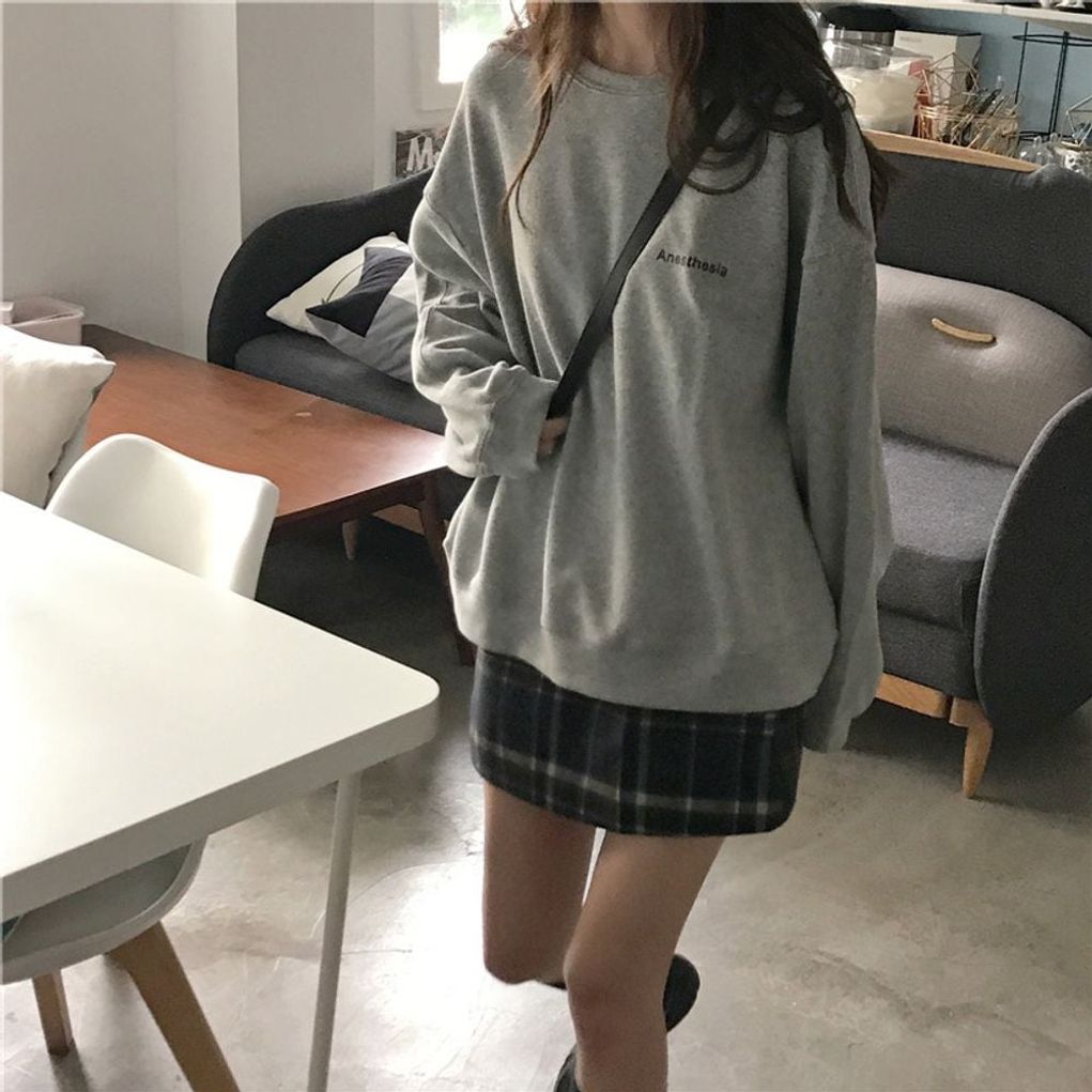 여성 루즈핏 봄 가을 데일리 맨투맨 ATZ