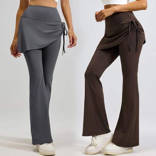 여성 요가복 트레이닝하의 부츠바지 ATZ