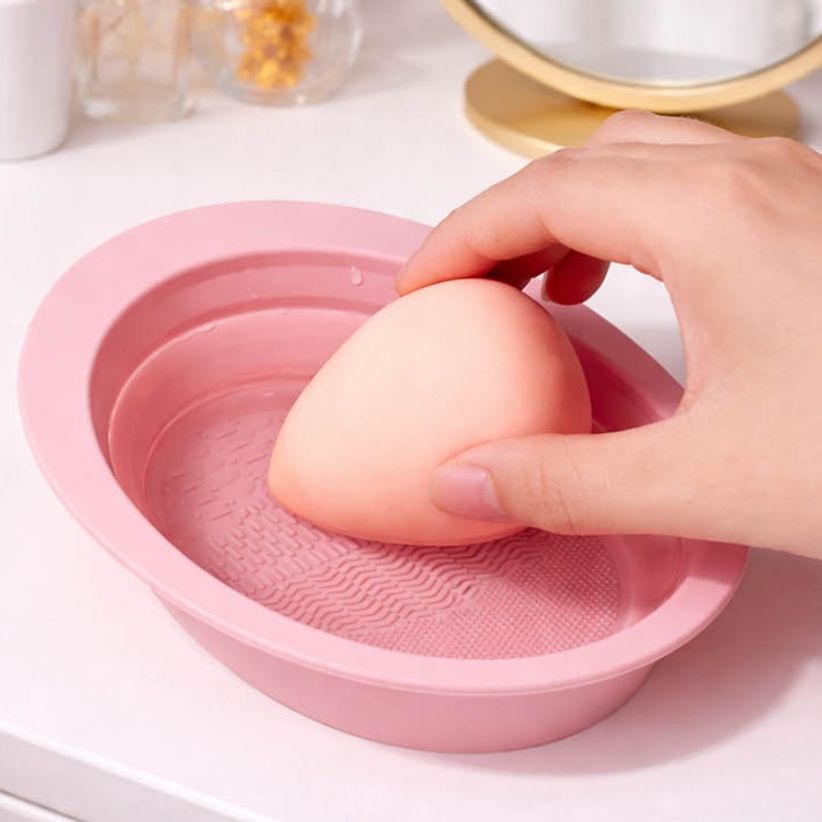 세척 뷰티소품 브러쉬등 소품을 닦을 때 사용하는 트레이