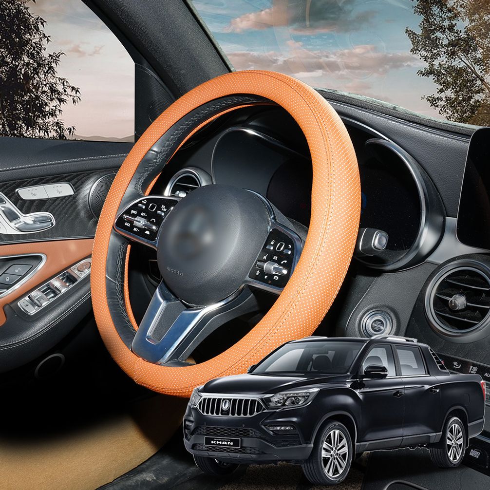 렉스턴스포츠칸 사계절 순정형 논슬립 타공 스티치 핸들커버