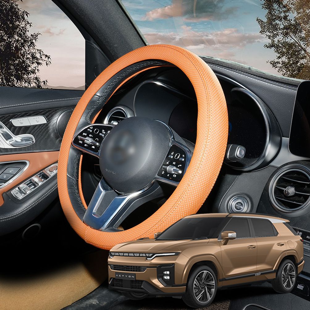 액티언 2세대 사계절 순정형 논슬립 타공 스티치 핸들커버