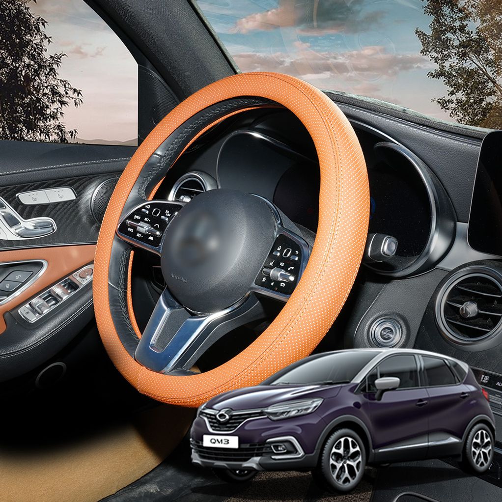 QM3 사계절 순정형 논슬립 타공 스티치 핸들커버