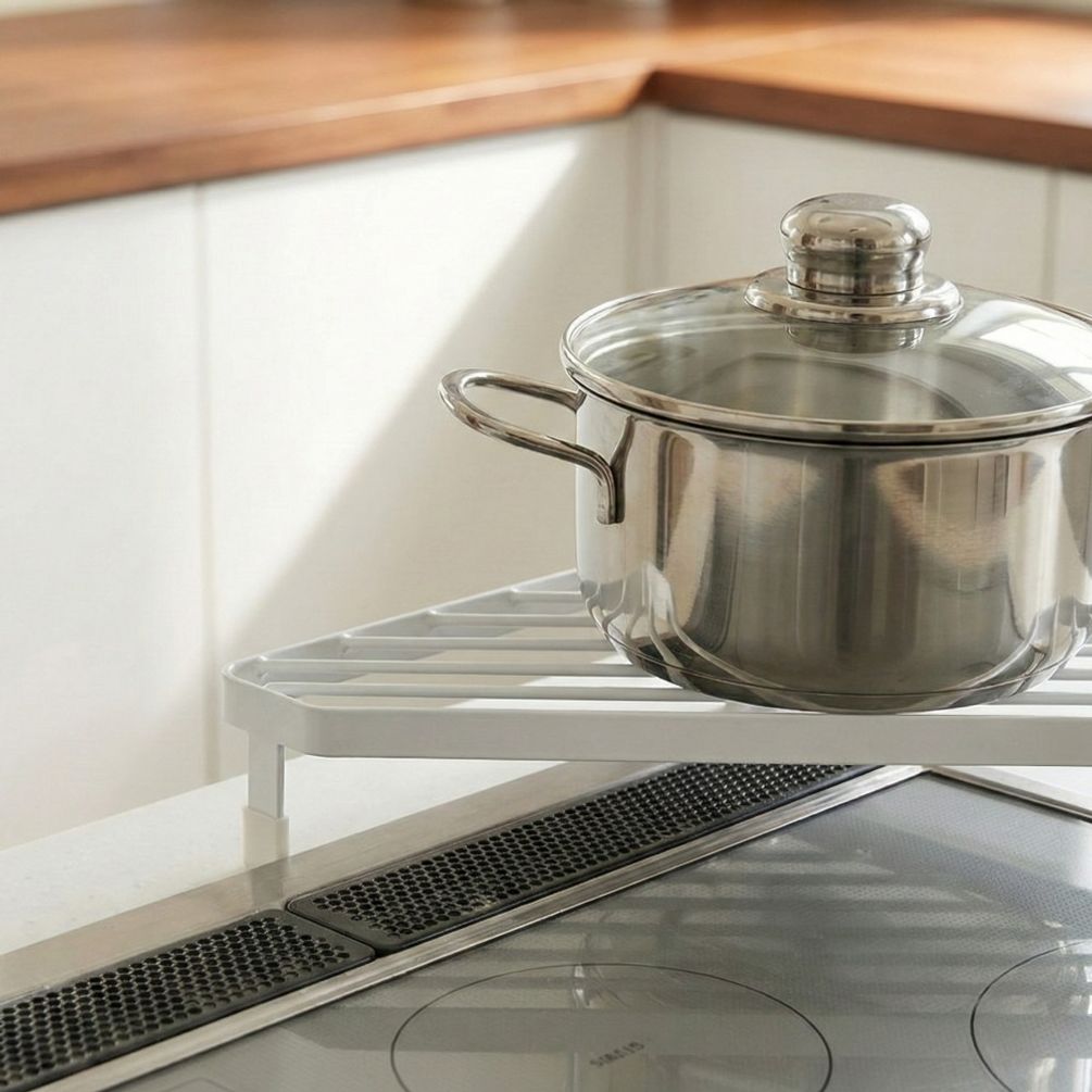 냄비 삼각 거치대 모서리선반