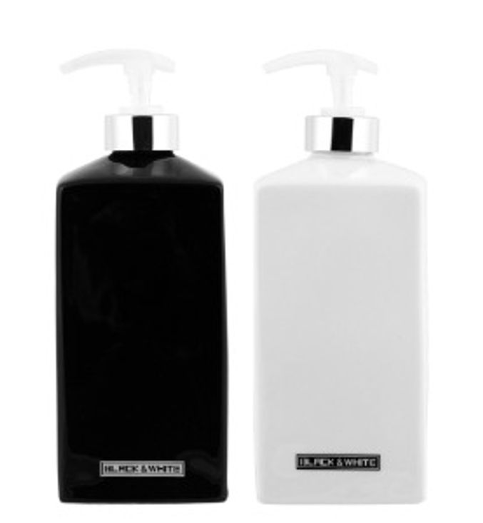 국산 도자기 세제통 펌프형 디스펜서