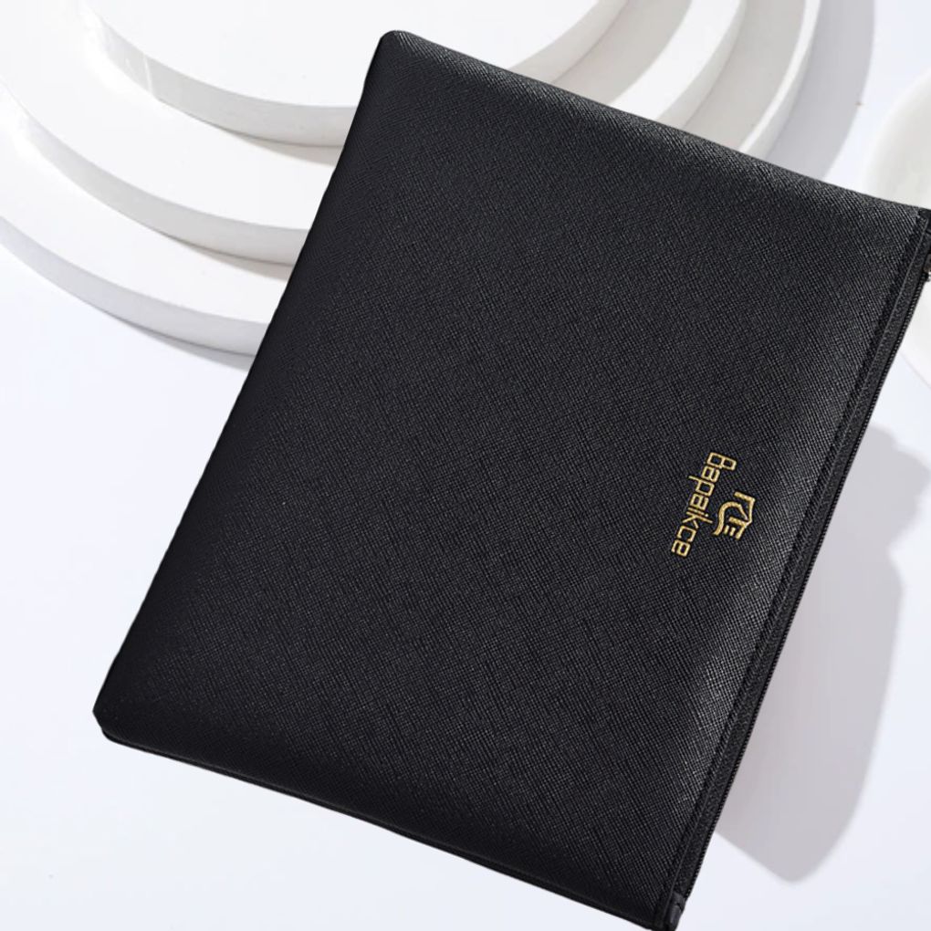 메이크업보관 블랙 화장품 파우치 대형 파우치 지퍼형