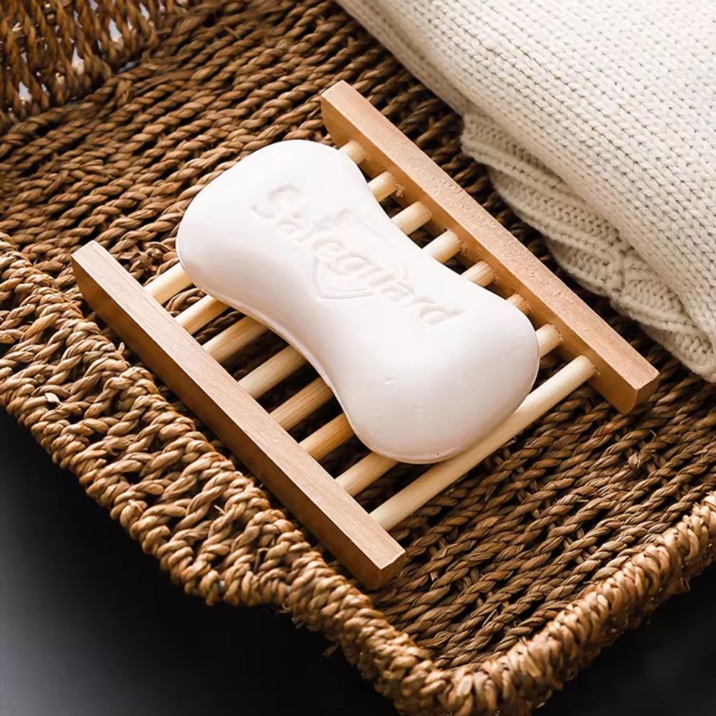 편한 내구성 우드 비누 받침대 욕실 정리 수납형