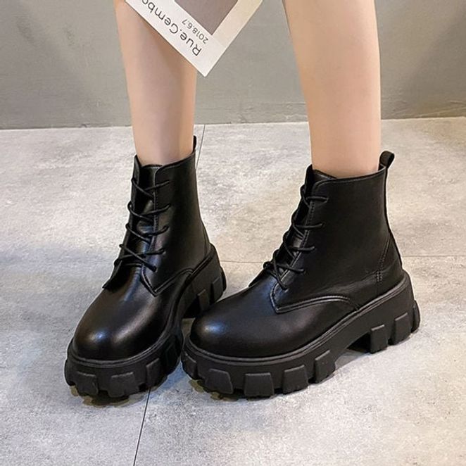 와플통굽 레더 워커 ATZ