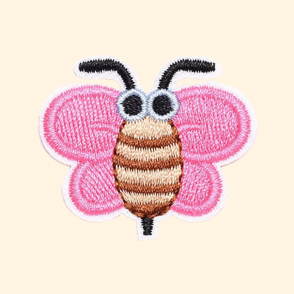 의류DIY 리폼 자수패치 열접착식 와펜 꿀벌