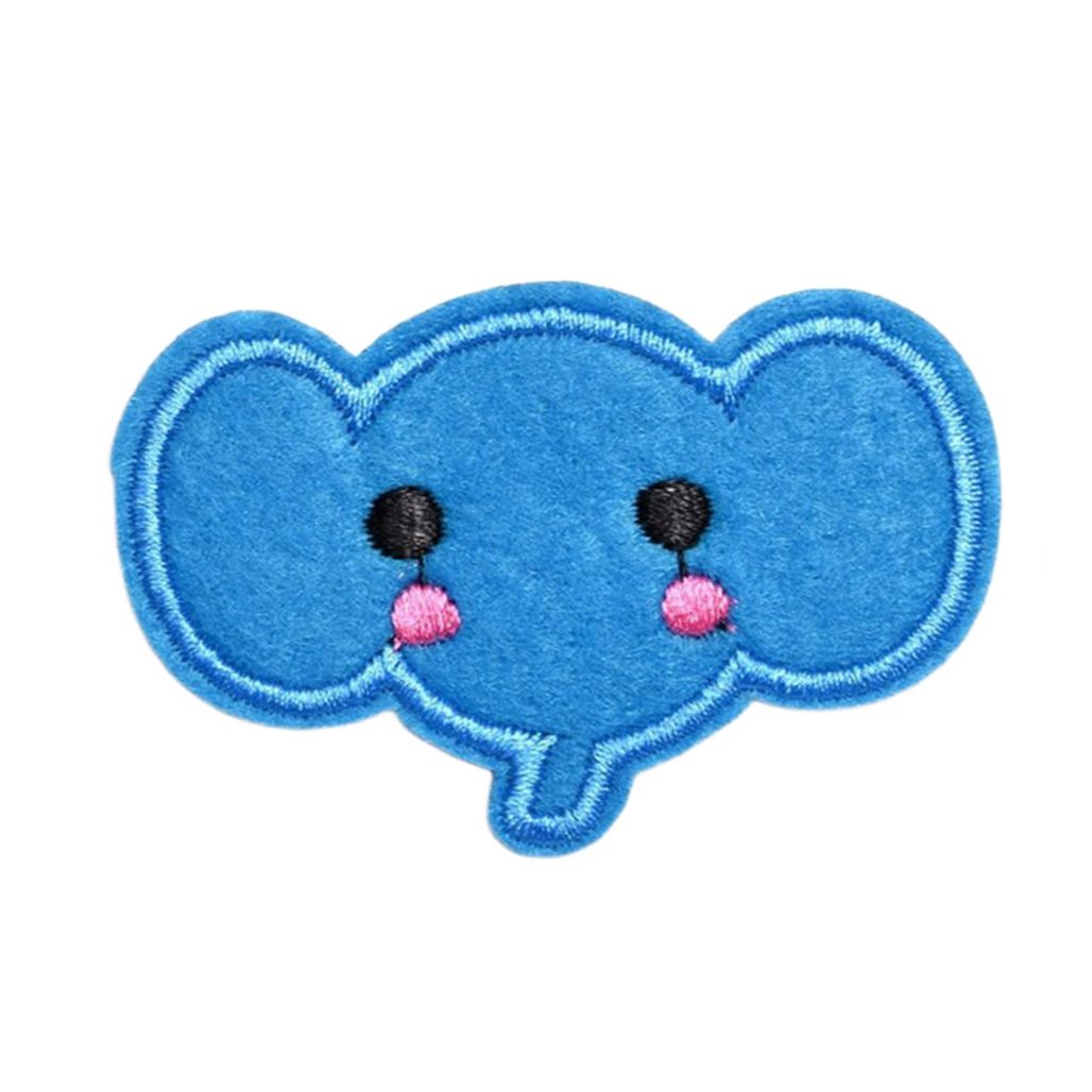 의류DIY 리폼 자수패치 열접착식 와펜 코끼리