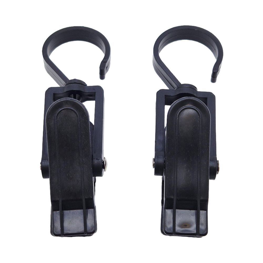 회전집게 후크 고리 블랙