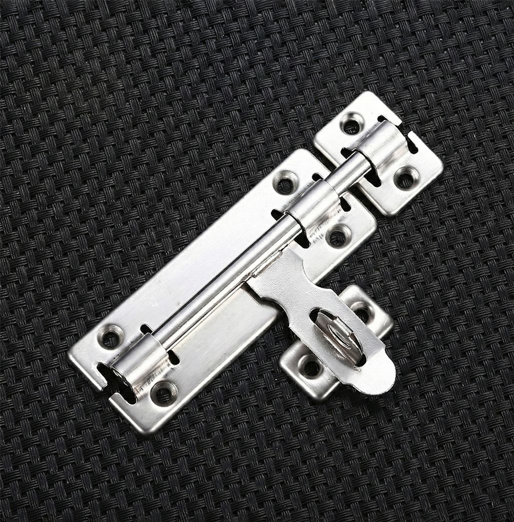 스텐 빗장 문고리 경첩 문 잠금 장치 걸이 6 나사포함