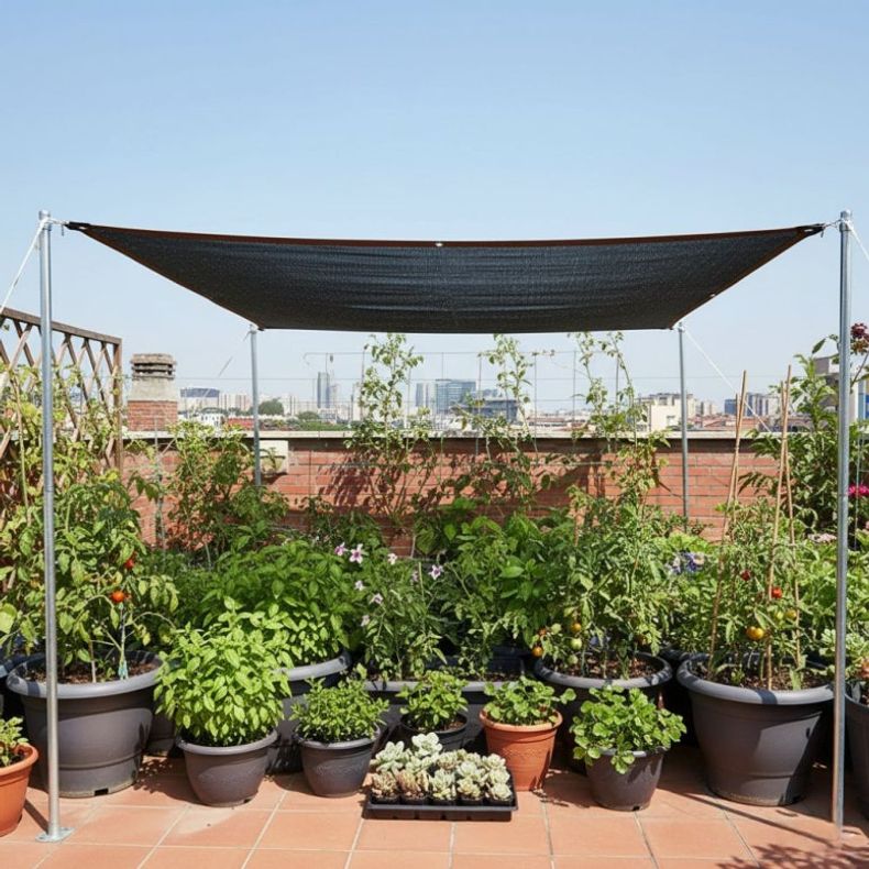 90% 블랙 차광막 2mx2m