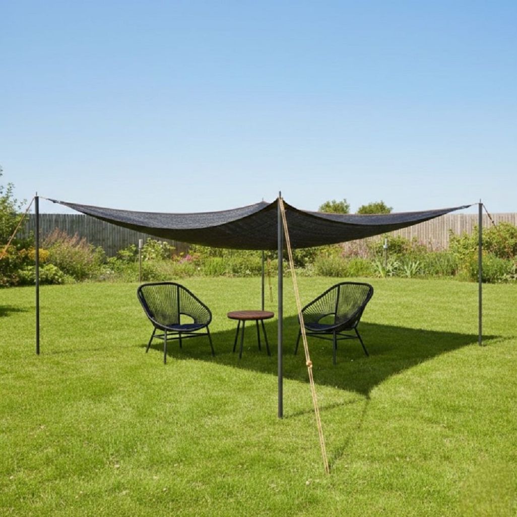 90% 블랙 차광막 3mx3m