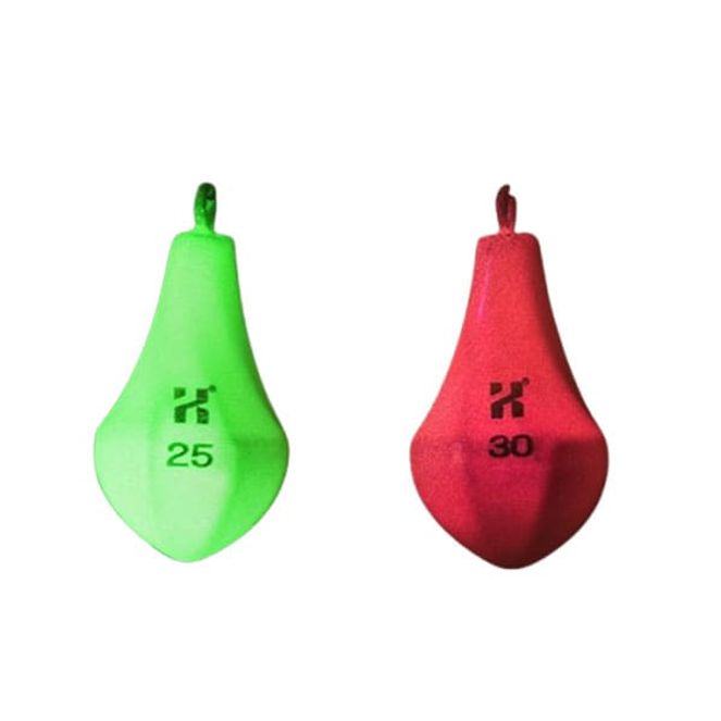 카즈미 봉돌 다운샷 야광 발광 낚시용품 낚시 추 12호