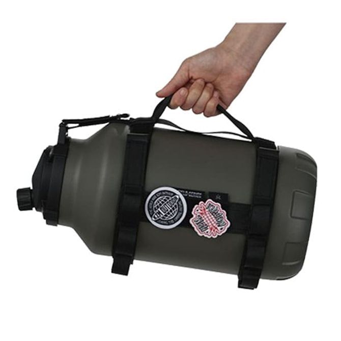 카즈미 스텐 워터저그 캠핑 용품 필트TX 보온 보냉 물통 카키