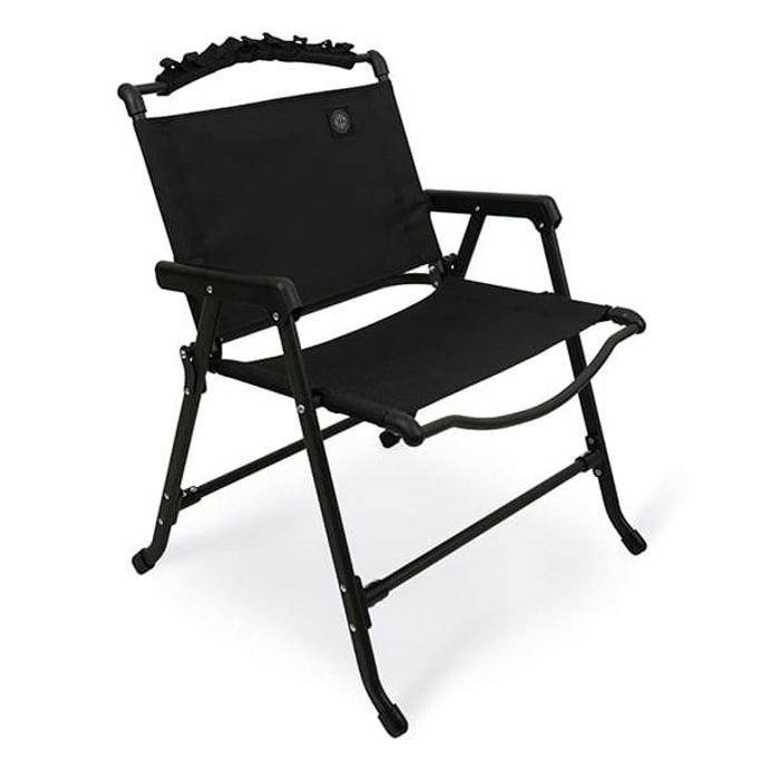 카즈미 캠핑 의자 폴딩 낚시의자 접이식 캠핑체어 블랙