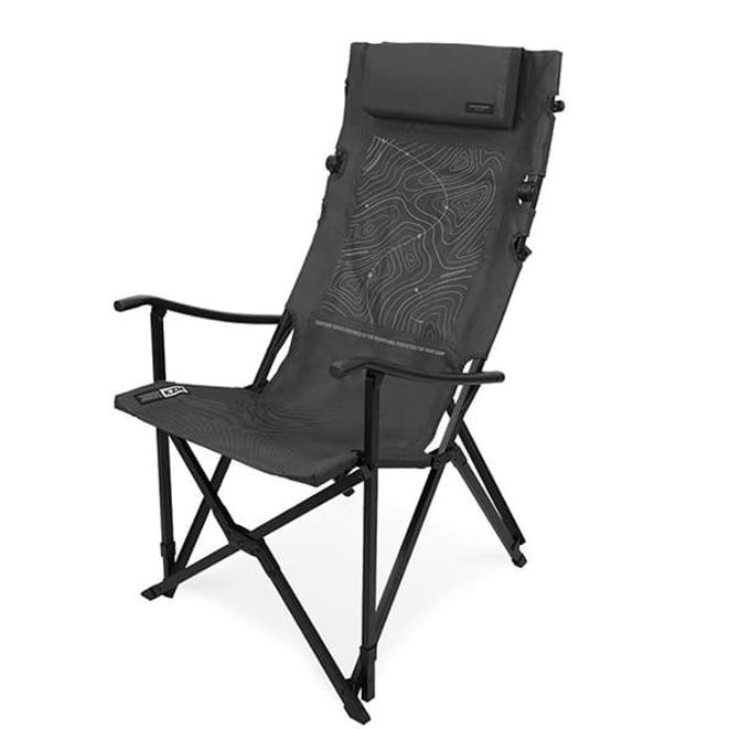 카즈미 캠핑 의자 릴렉스 체어 폴딩 낚시의자 접이식 캠핑체 차콜