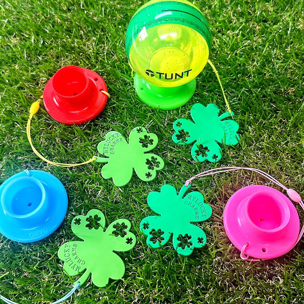 파크골프티 메탈 럭키네잎클로버  티걸이포함 파크티