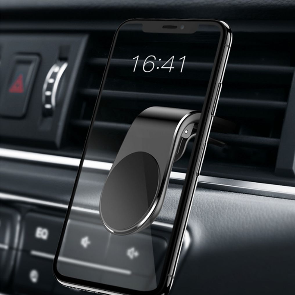 자동차 핸드폰 휴대폰 고정 거치대 마그네틱 자석 차량용 송풍구 집게형 인테리어 악세사리