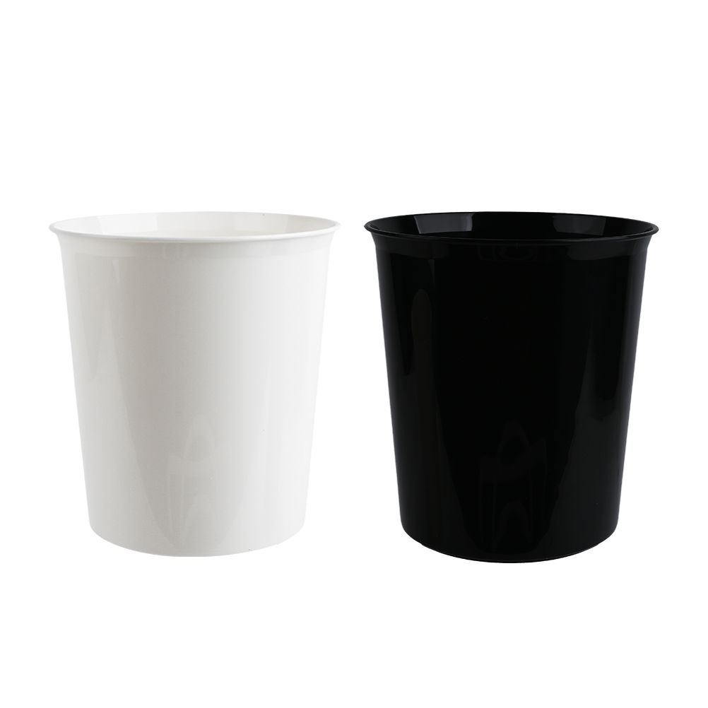 국산 심플 사무실 화장실 뚜껑없는 오픈형 휴지통 6리터