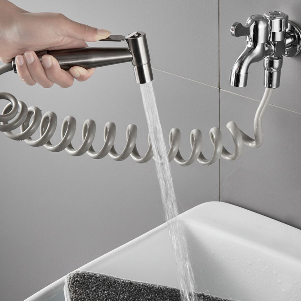 욕실 화장실 베란다 스프레이건 변기 샤워건 세면대 청소건 다용도 멀티 분사기 가정 카페