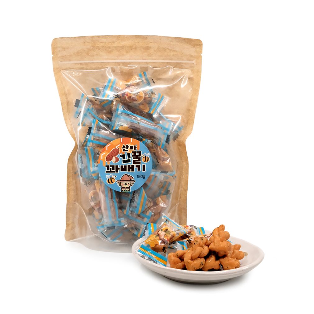 킴스팜팜 산마 김 꿀꽈배기 150g 꿀꽈배기 추억의 옛날과자 간식