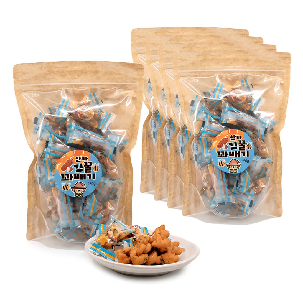 킴스팜팜 산마 김 꿀꽈배기 150g (5개) 꿀꽈배기 추억의 옛날과자 간식