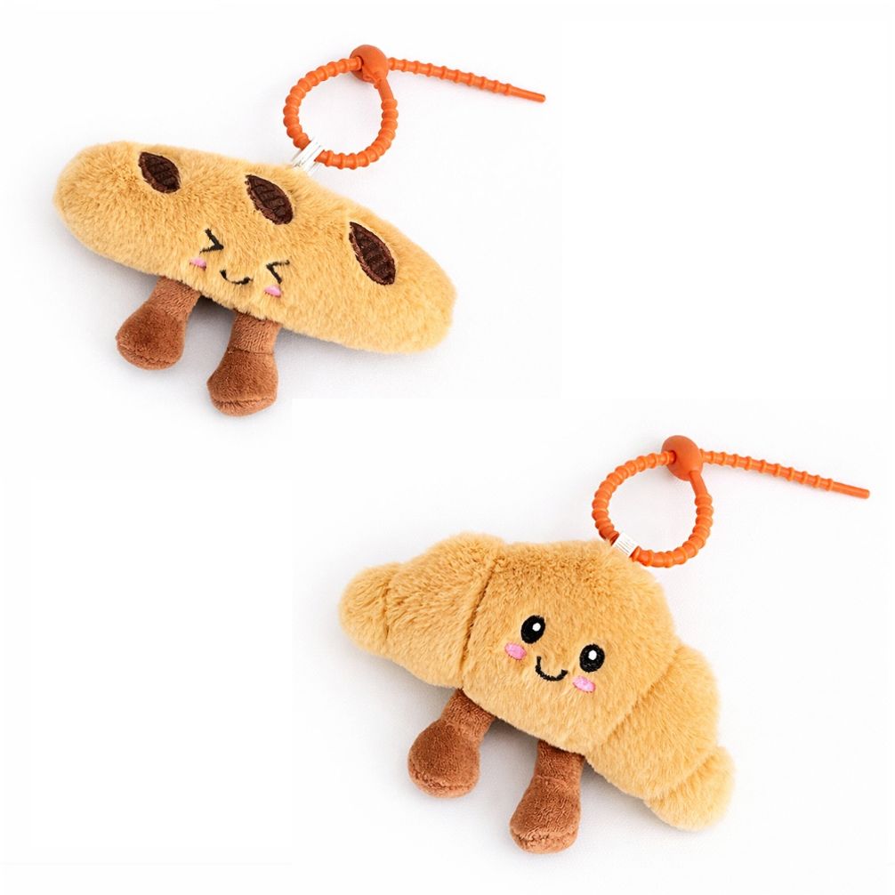 빵 인형 키링 크루아상 초코브레드