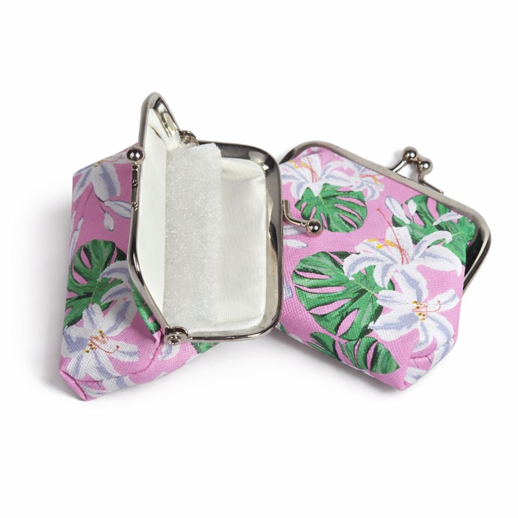 핑크 미니 동전 지갑 파우치 동전 주머니