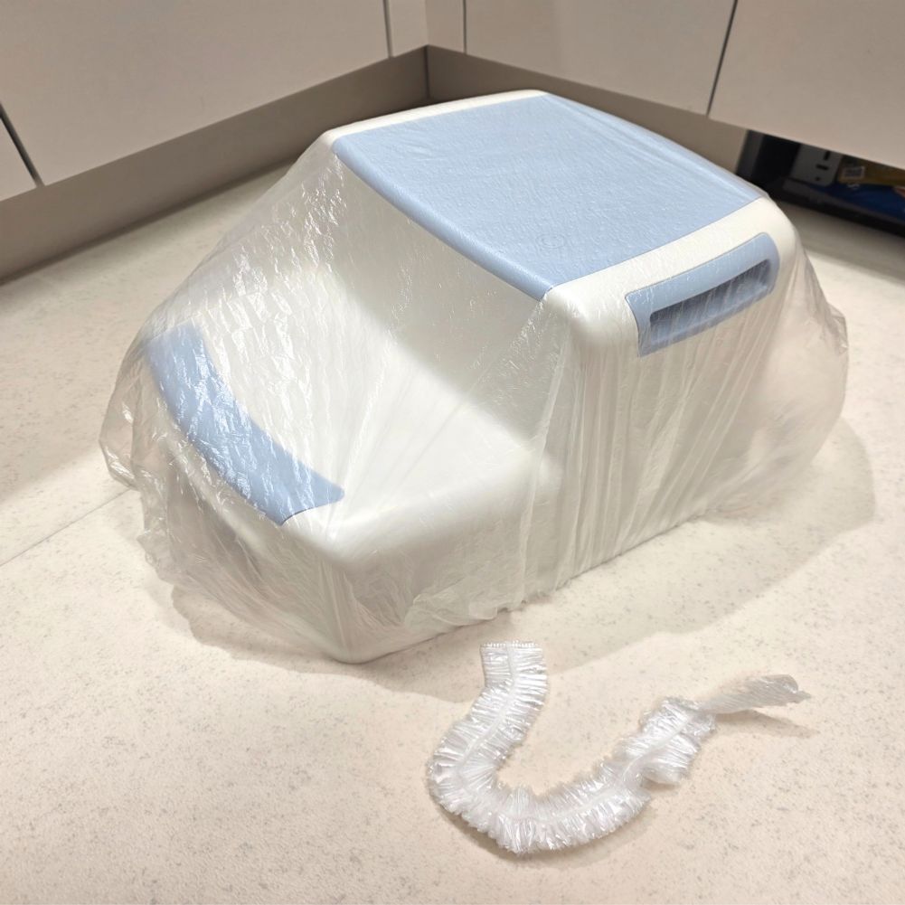 먼지커버 고무줄 타입 가전제품 보호 비닐덮개 10개