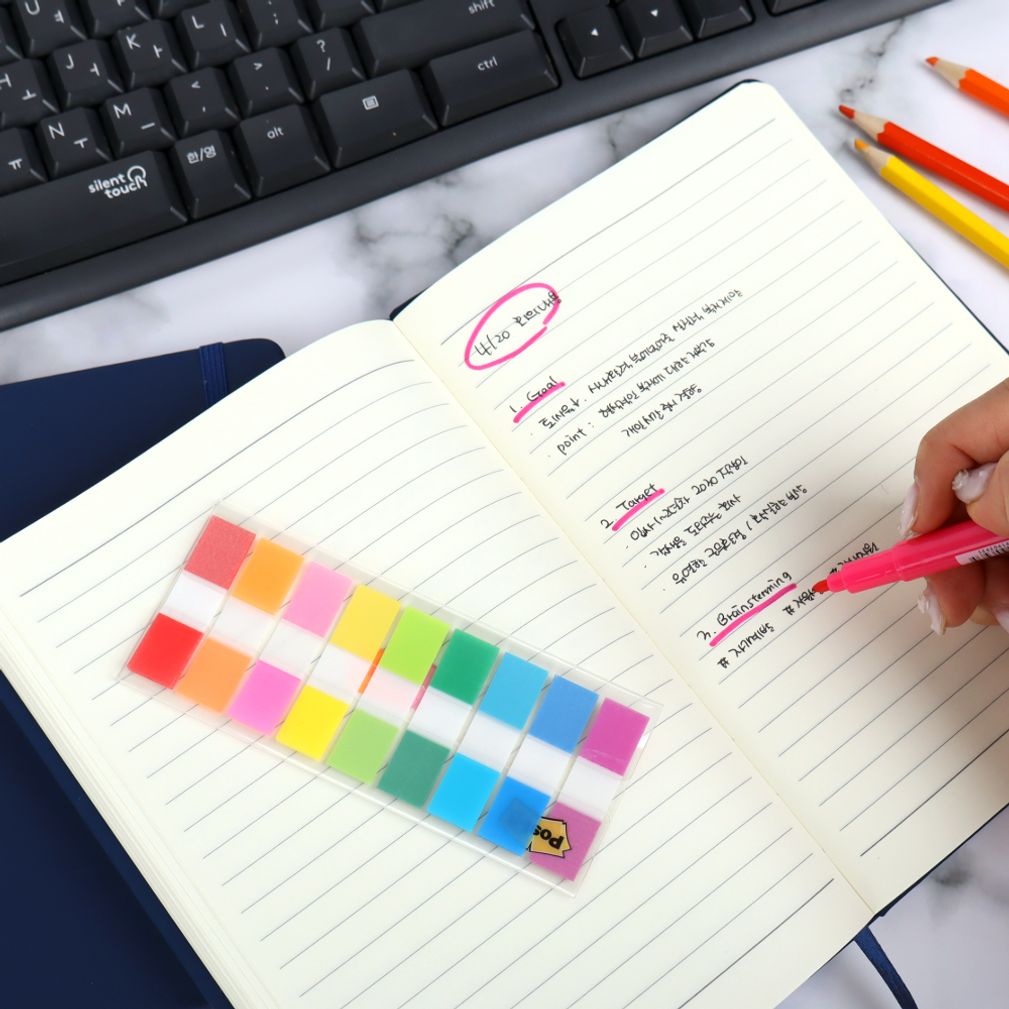 하드커버 밴드형 양장노트 A5 네이비