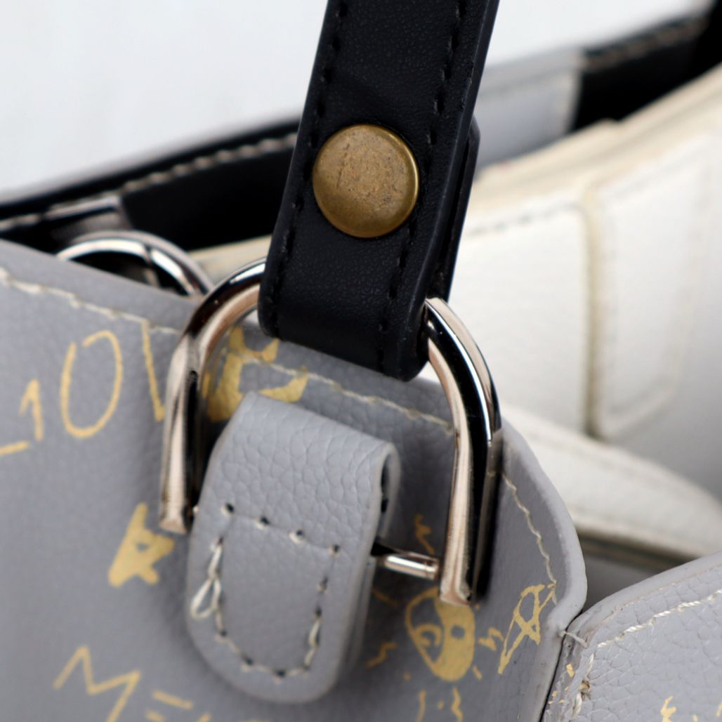 가방끈 부자재 나사형 D링 실버 32mm 2P