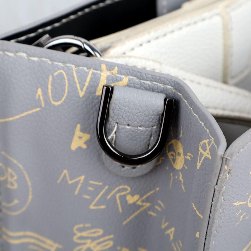 가방끈 부자재 나사형 D링 흑니켈 20mm 2P