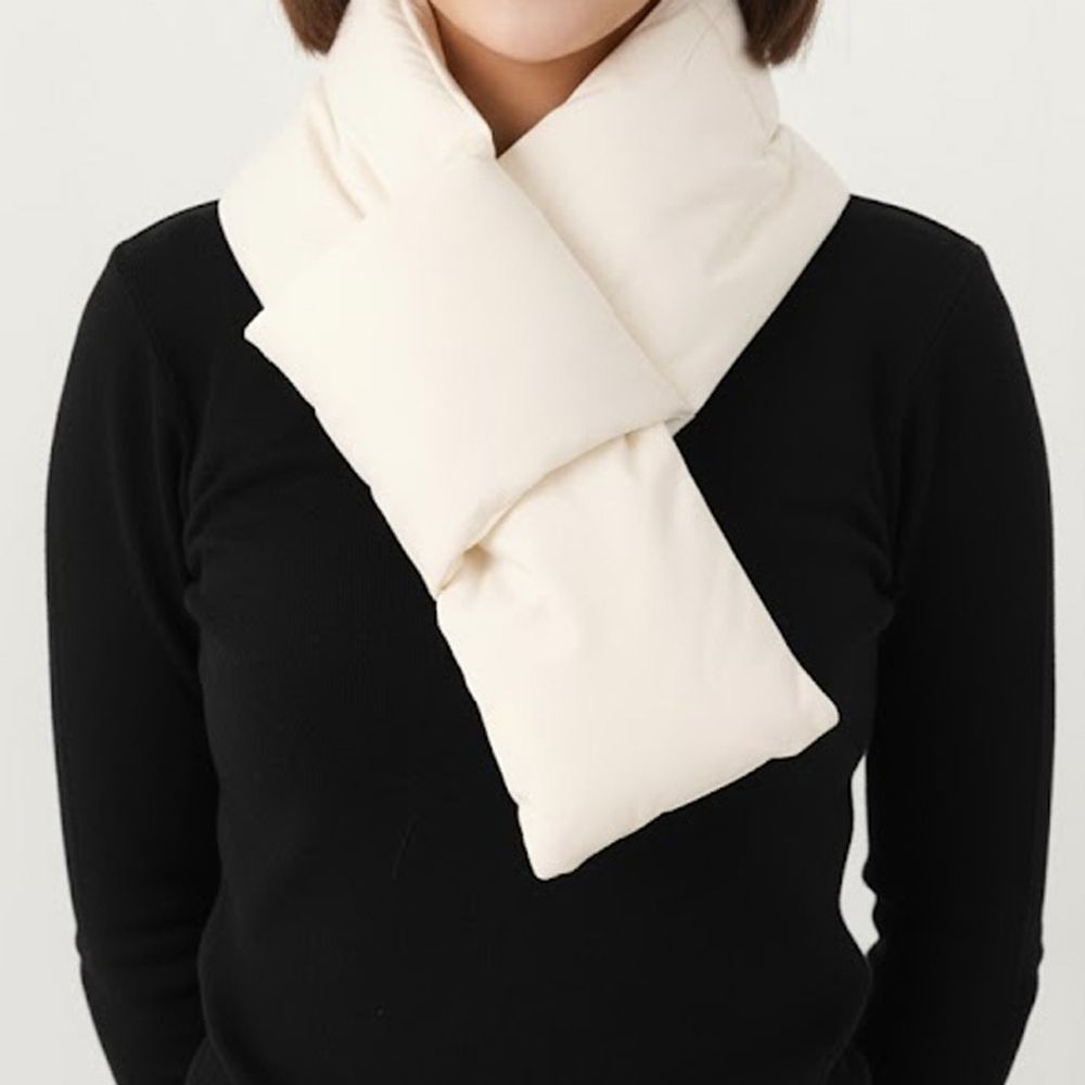 패딩 목도리 경량 쿠션 가벼운 머플러