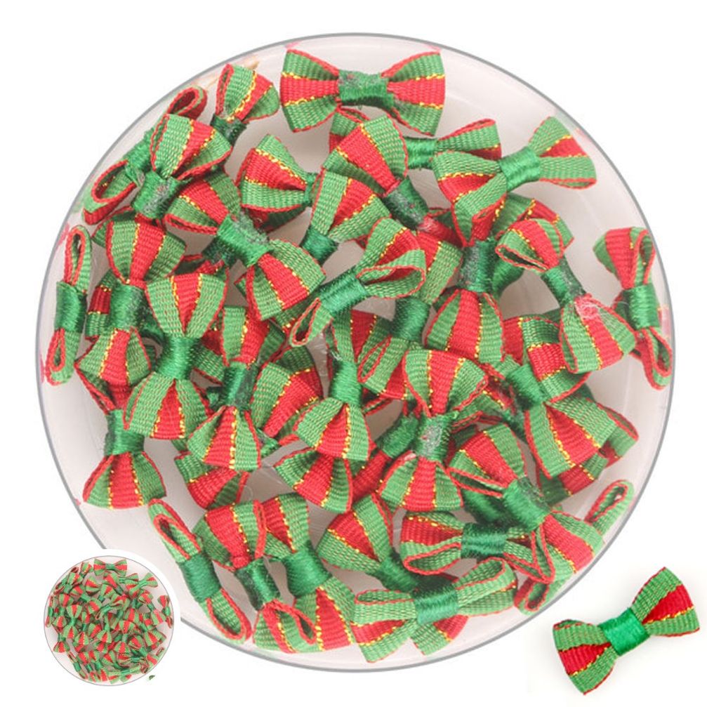 이벤트테코 부모님 생일이벤트 케이크 프로포즈용품크리스마스 꼬마리본 구츄리 성탄 리본 1통