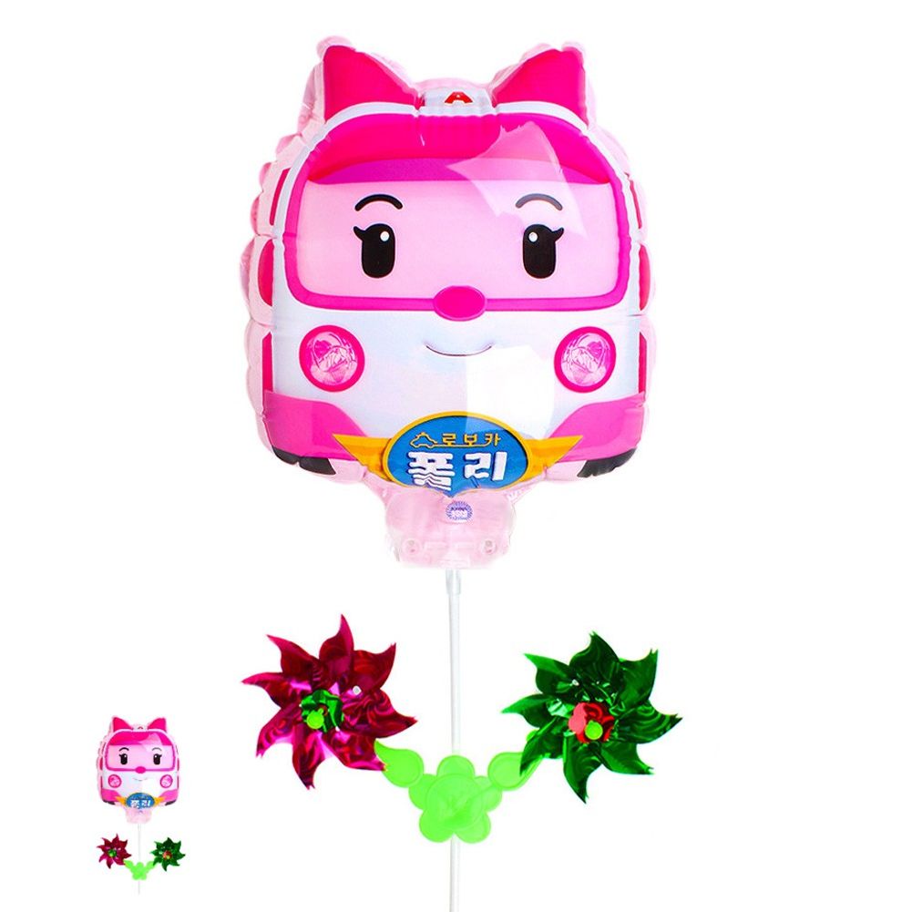 헬륨풍선 생일 파티용품 이벤트 하트 웨딩촬영소품 꽃다발 바람개비 풍선 로보카 엠버